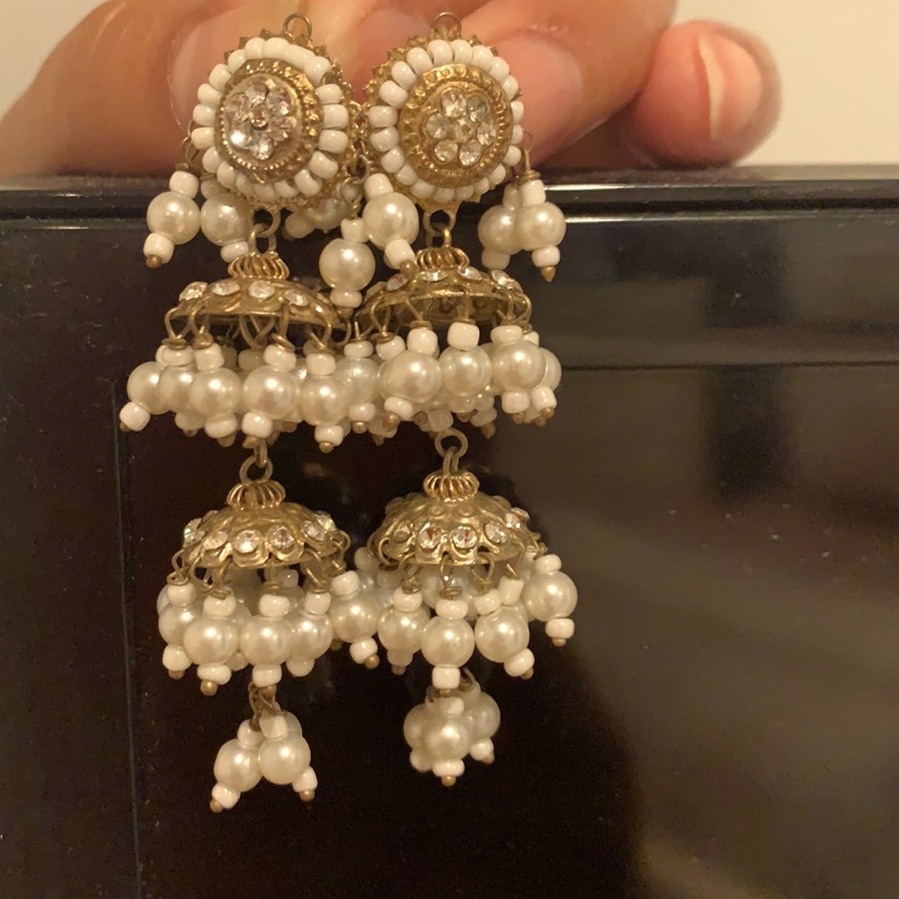 Pakistani / indian real silver earings